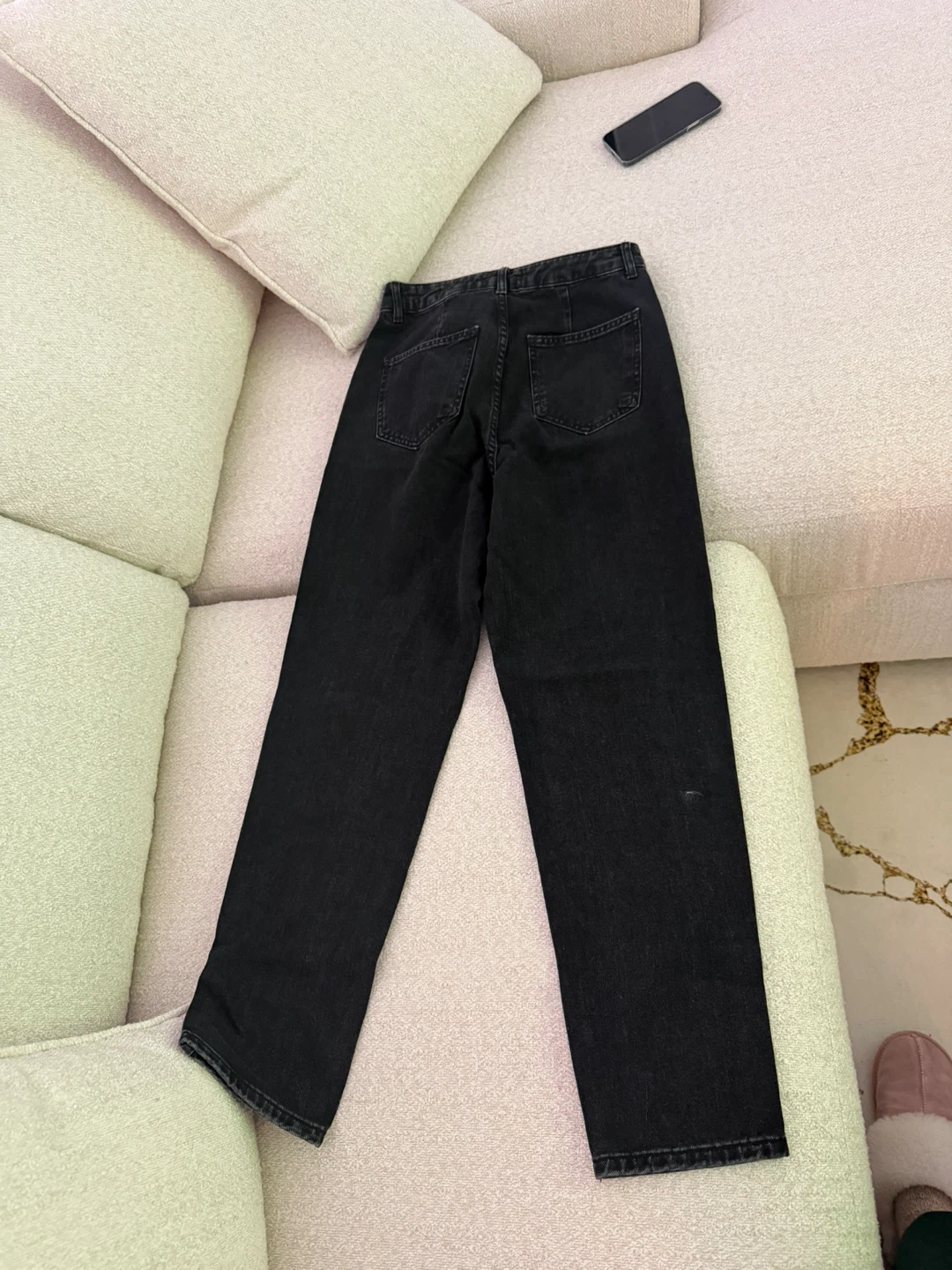 LCW JEANS Black  with Rhinestone Fringe Size 36/30 - photo 4