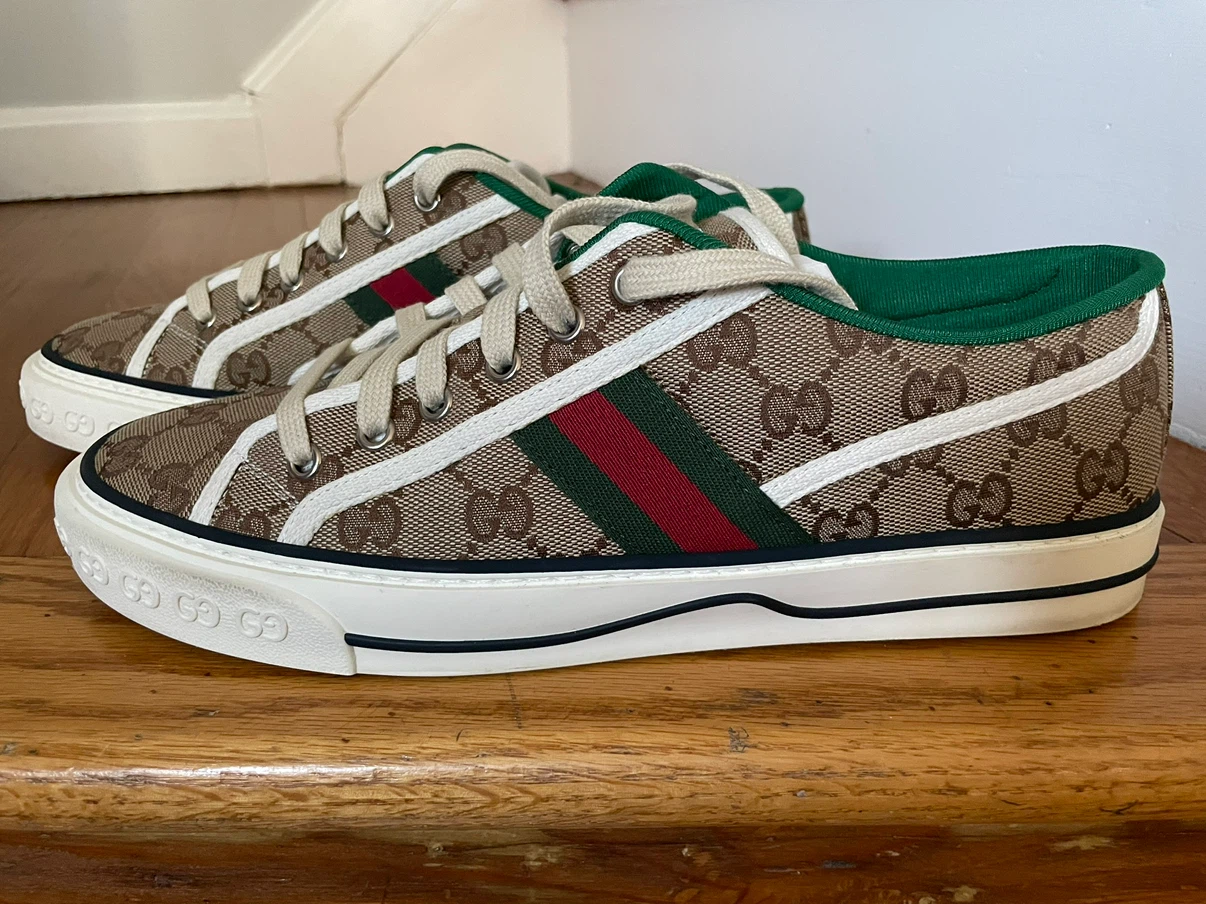 Gucci Tennis 1977 GG Canvas Sneakers