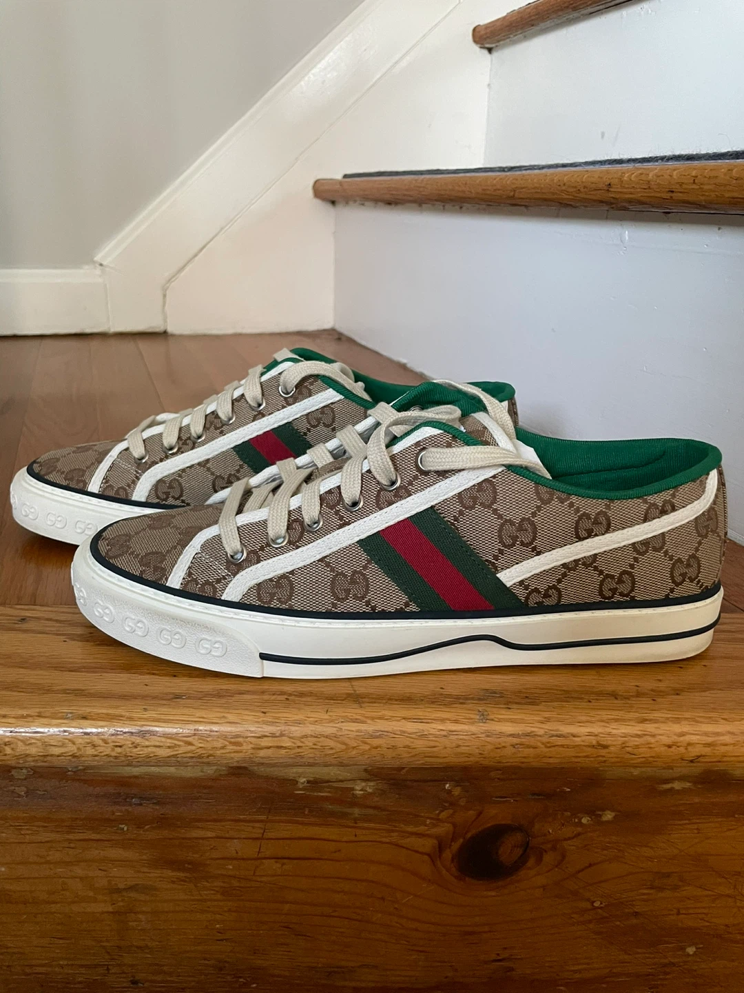 Gucci Tennis 1977 GG Canvas Sneakers - photo 3