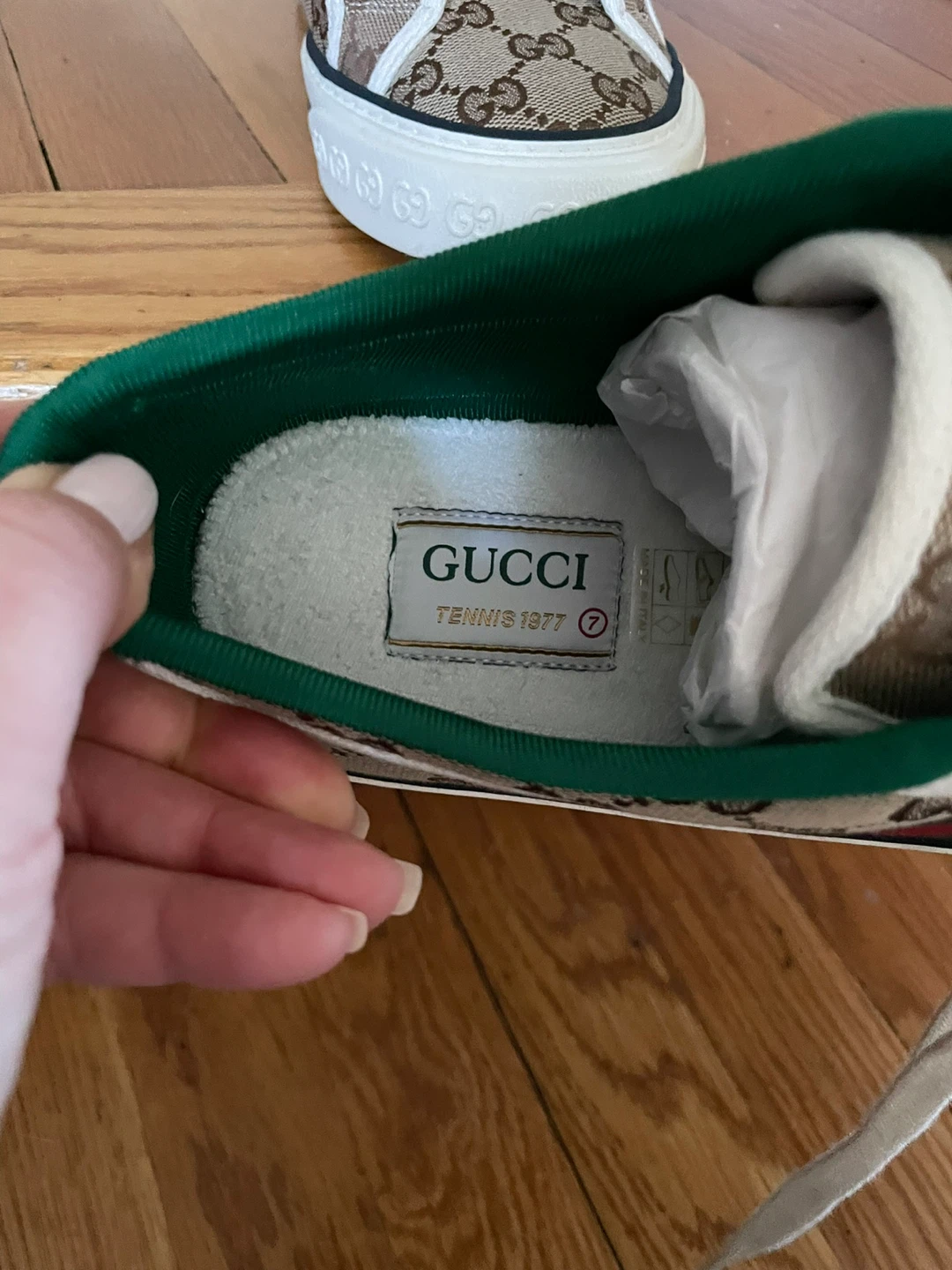Gucci Tennis 1977 GG Canvas Sneakers - photo 5