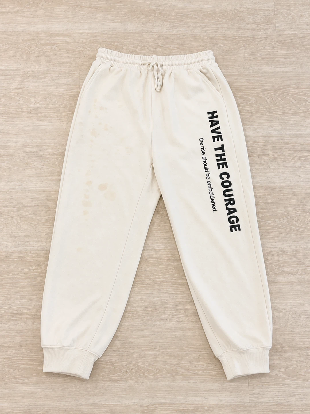 Cream Joggers S