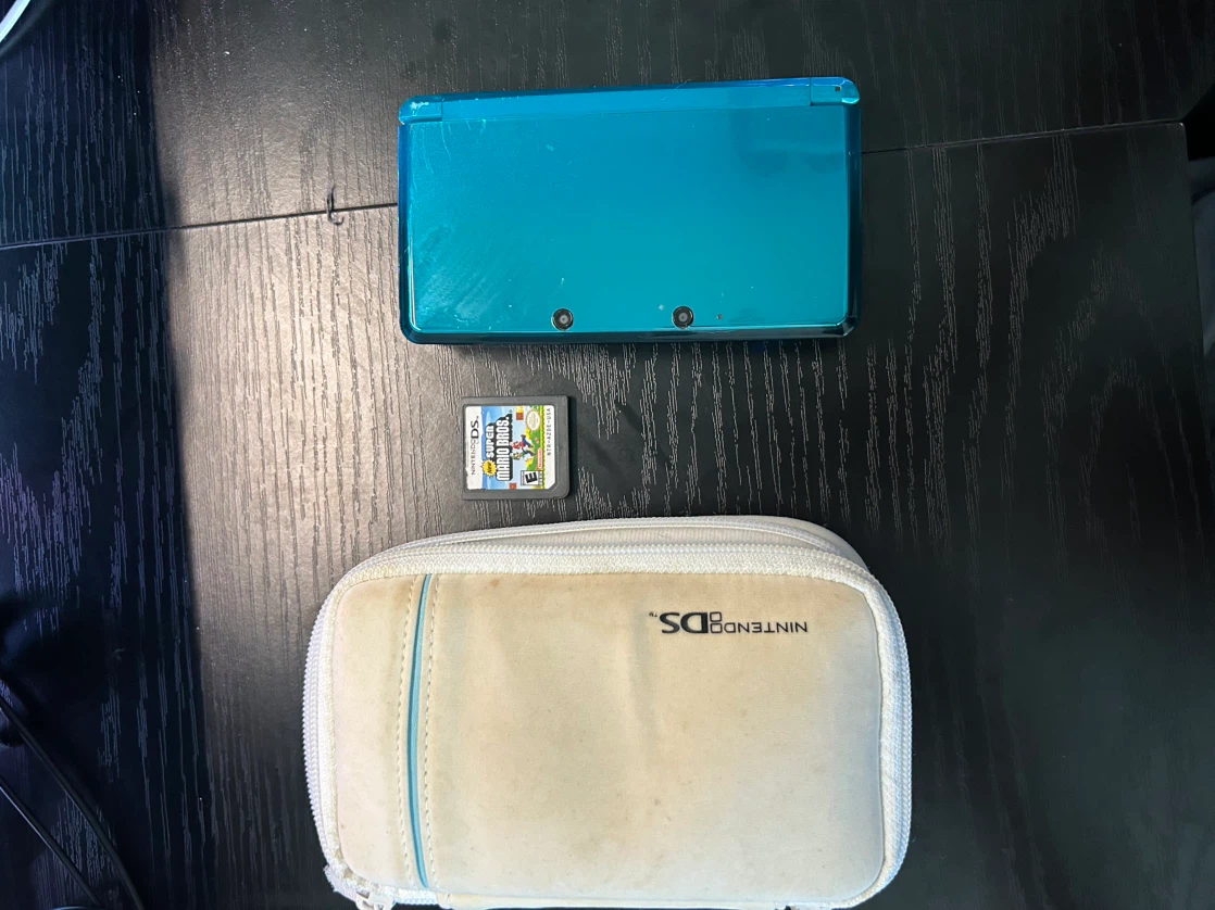 Nintendo 3DS Console with Case and Game