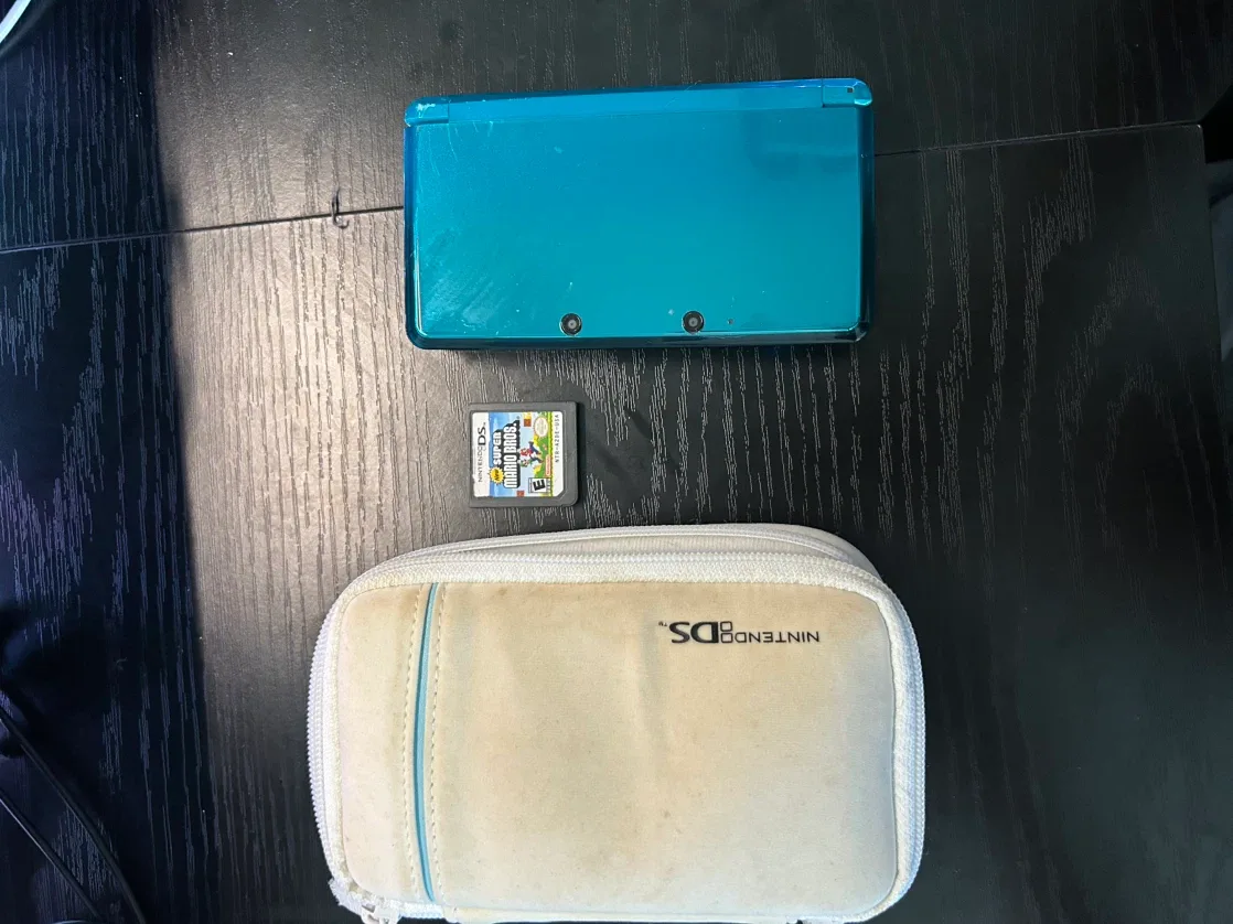 Nintendo 3DS Console with Case and Game