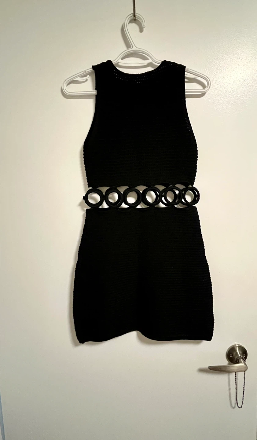 Mango Hoops Crochet Mini Dress from Europe Size M - photo 2