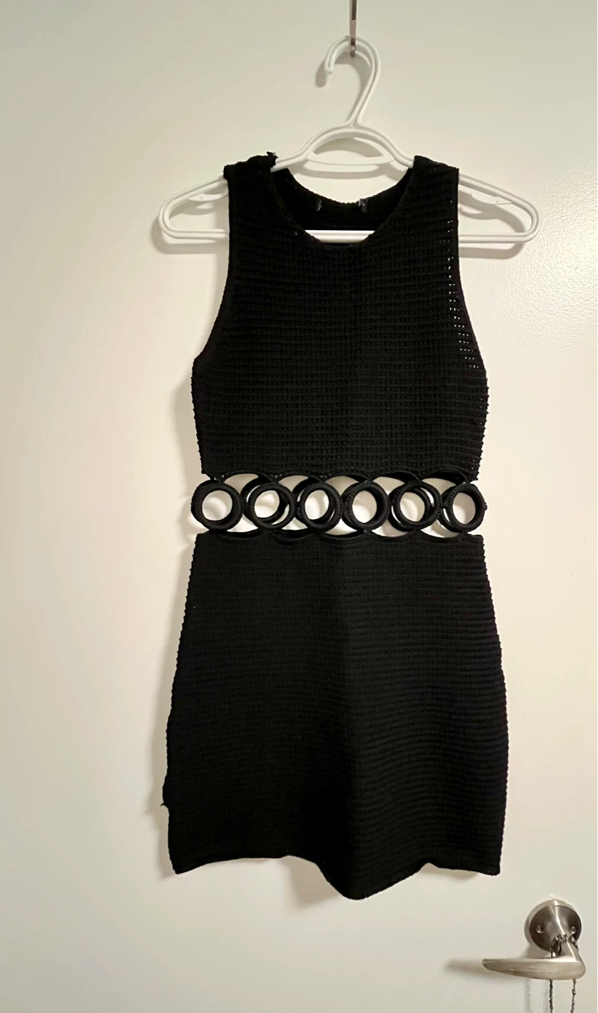 Mango Hoops Crochet Mini Dress from Europe Size M