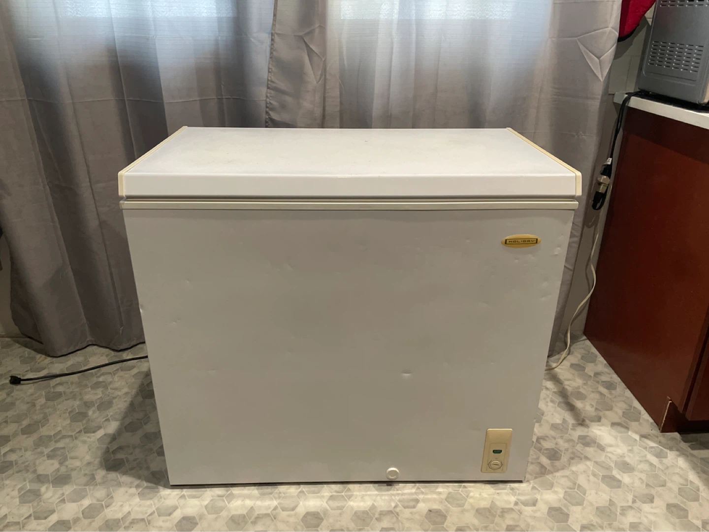 White Chest Freezer