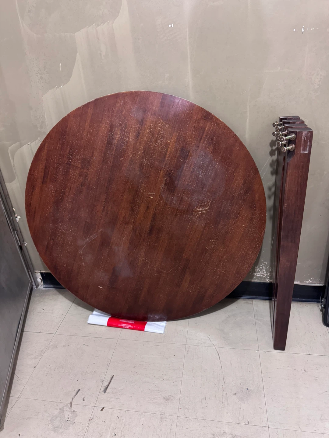Real Wood Round Dining room table