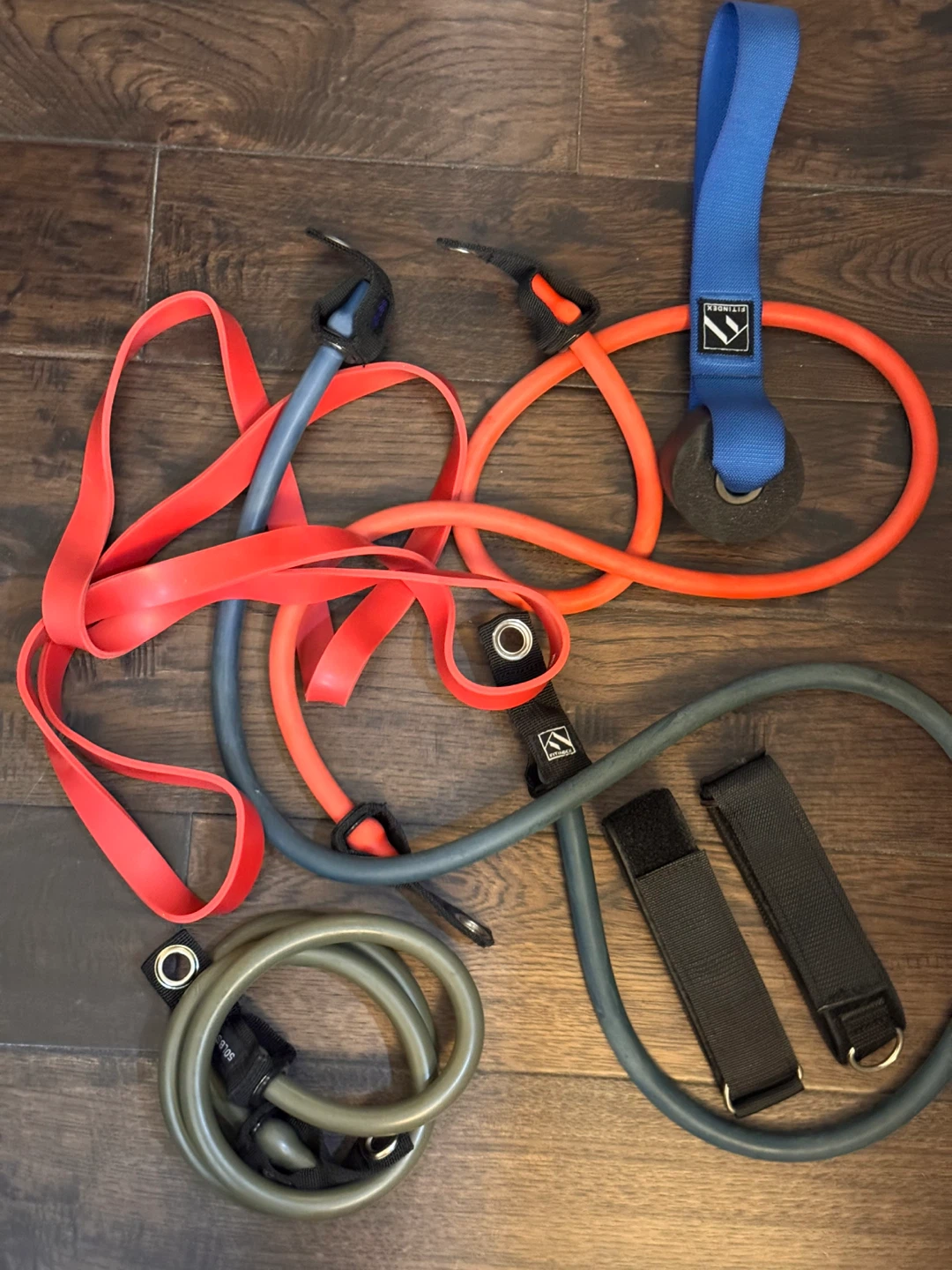 Assorted Fitness Resistance Bands Set