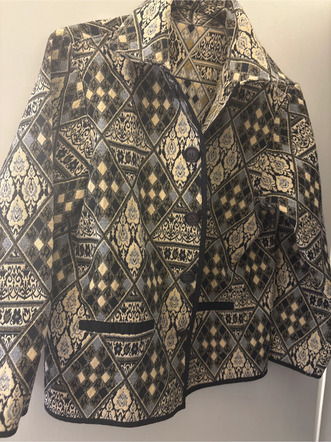 Women's Brocade Pattern Blazer - photo 3