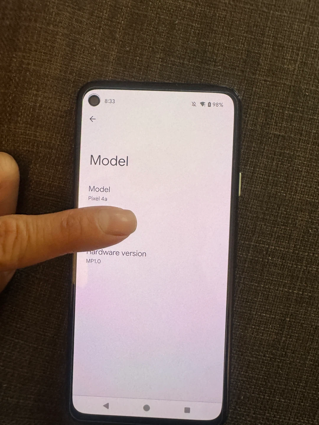 Google Pixel 4a Smartphone with Case - photo 2