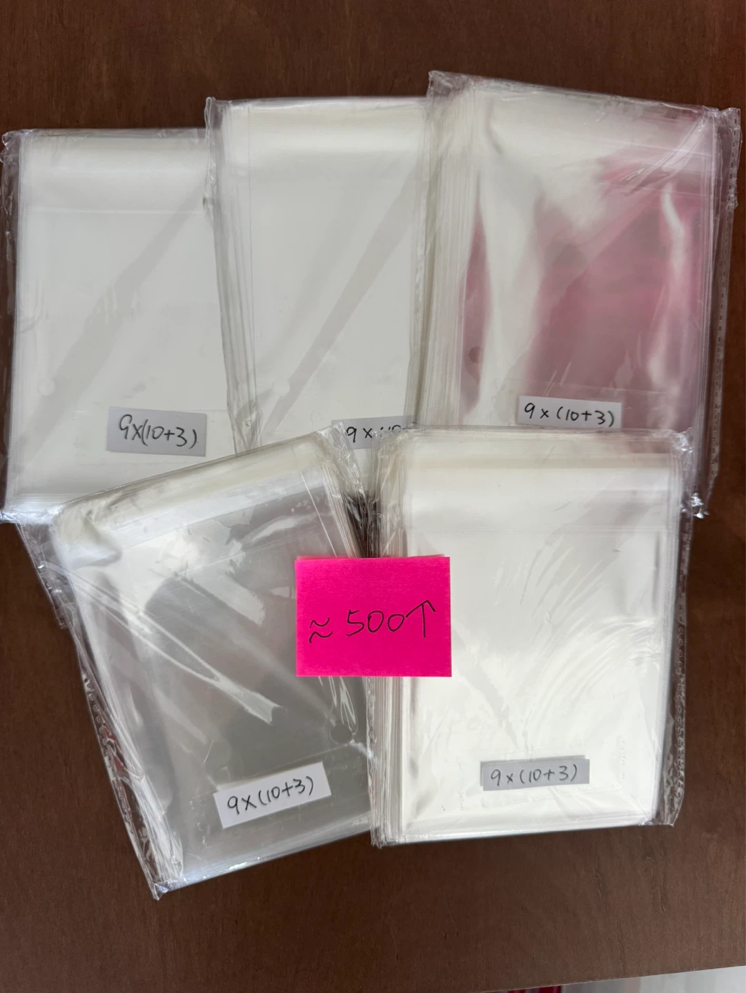 Moving sales- must go Clear bags for packaging