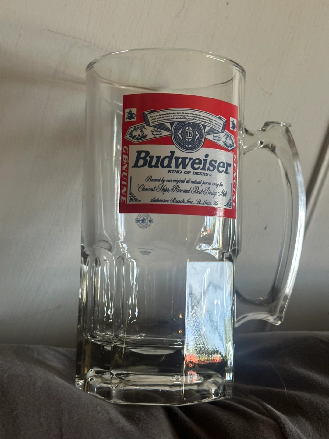 1997 Budweiser Beer Mug 8” tall - photo 2