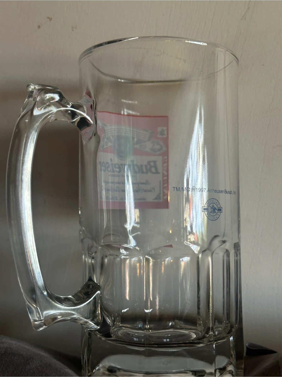 1997 Budweiser Beer Mug 8” tall - photo 3