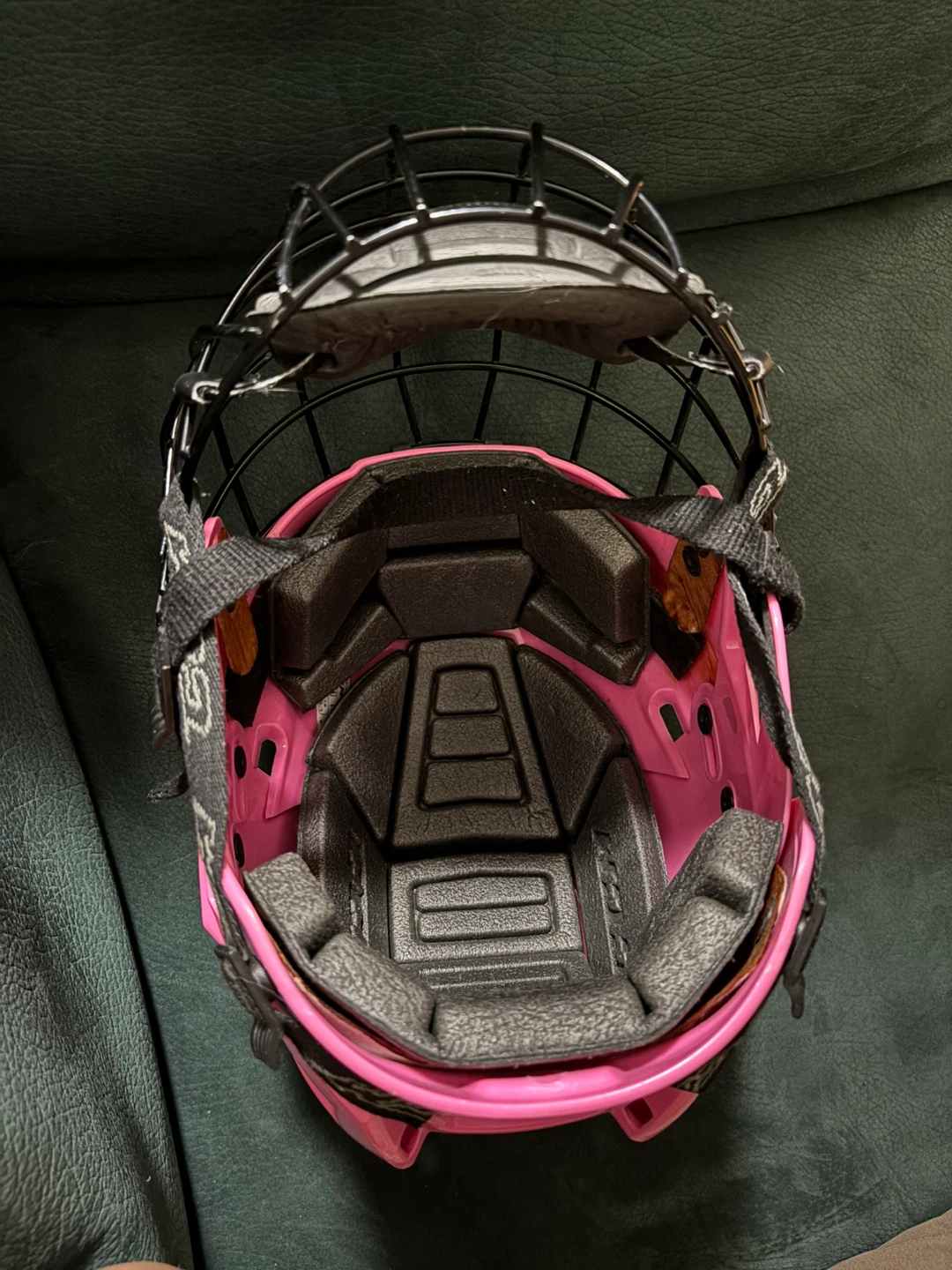 CCM Pink Hockey Helmet with Cage - photo 5