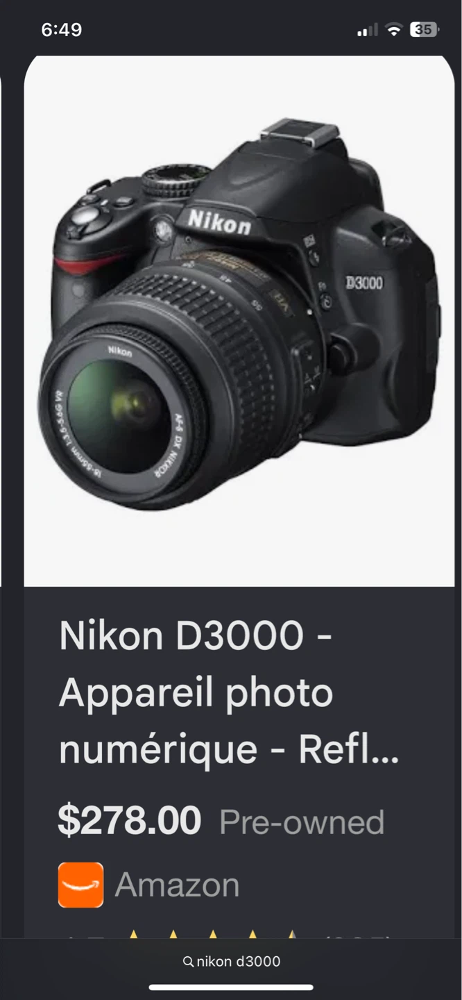 Nikon D3000 DSLR Camera with 18-55mm Lens - photo 3