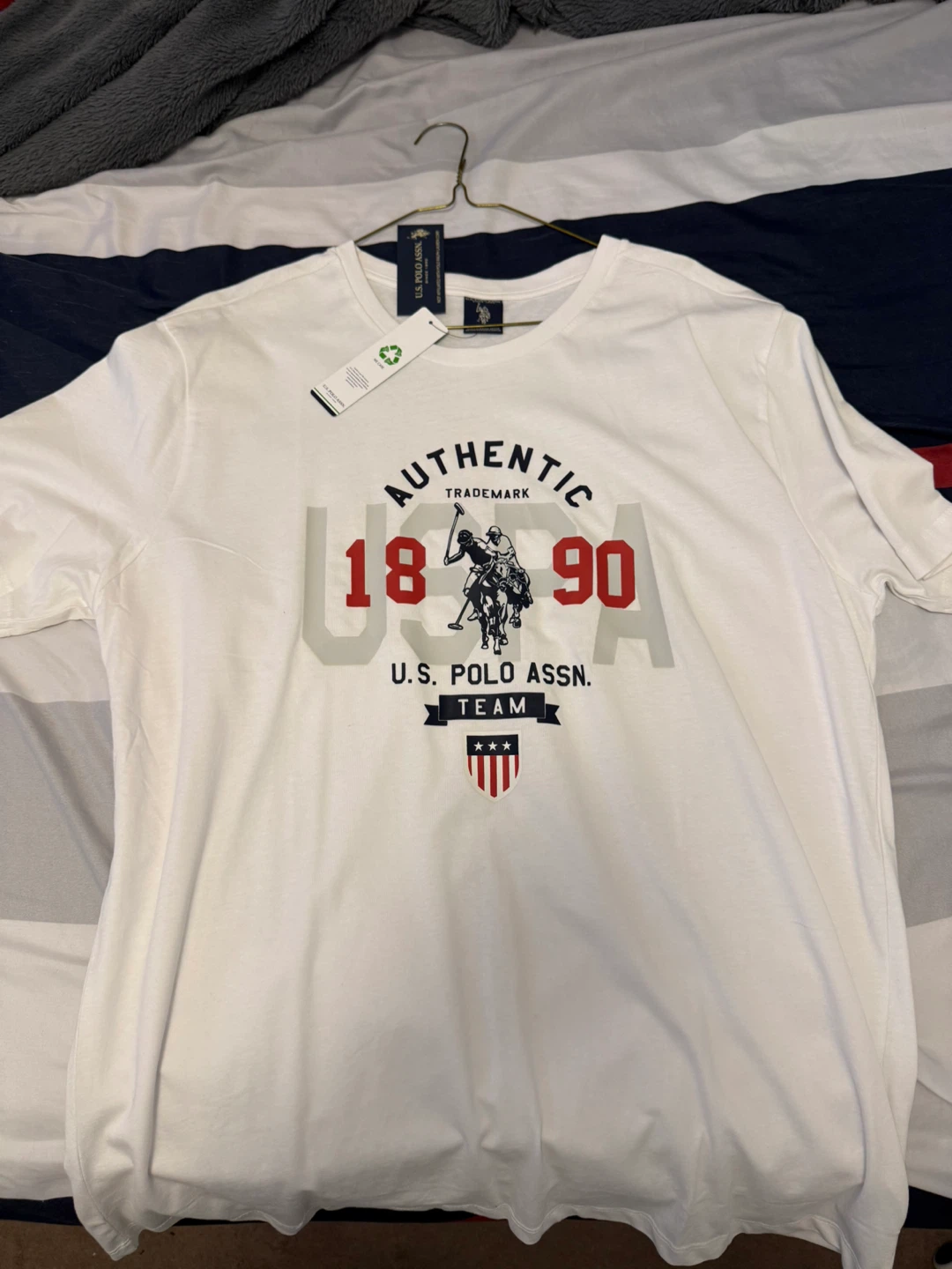 U.S. Polo Assn. Men's White T-Shirt