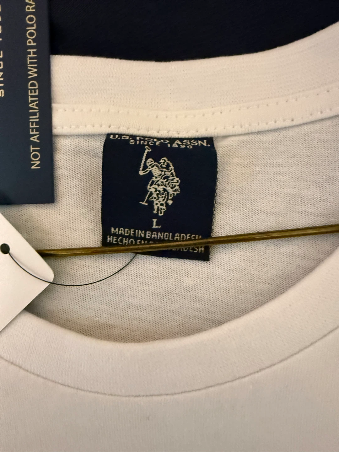 U.S. Polo Assn. Men's White T-Shirt - photo 2