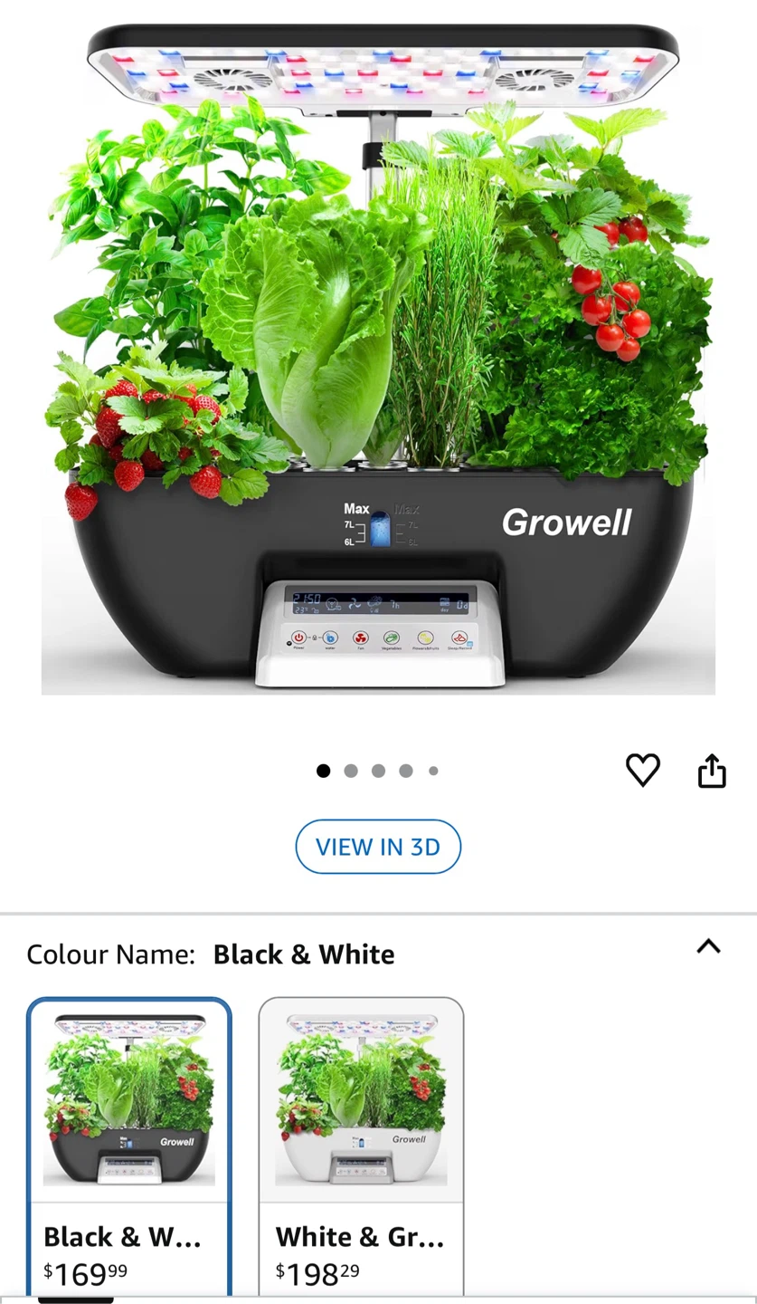 Growell Intelligent Planter 17 pods new
