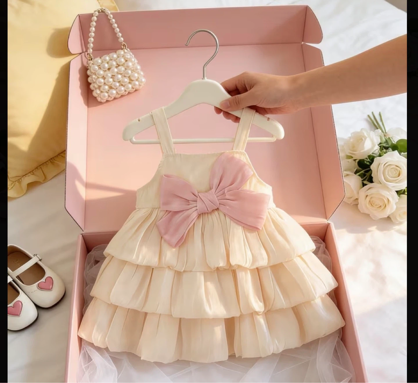 🎀 Elegant Baby Girl Party Dress – Princess Style 🎀 - photo 3