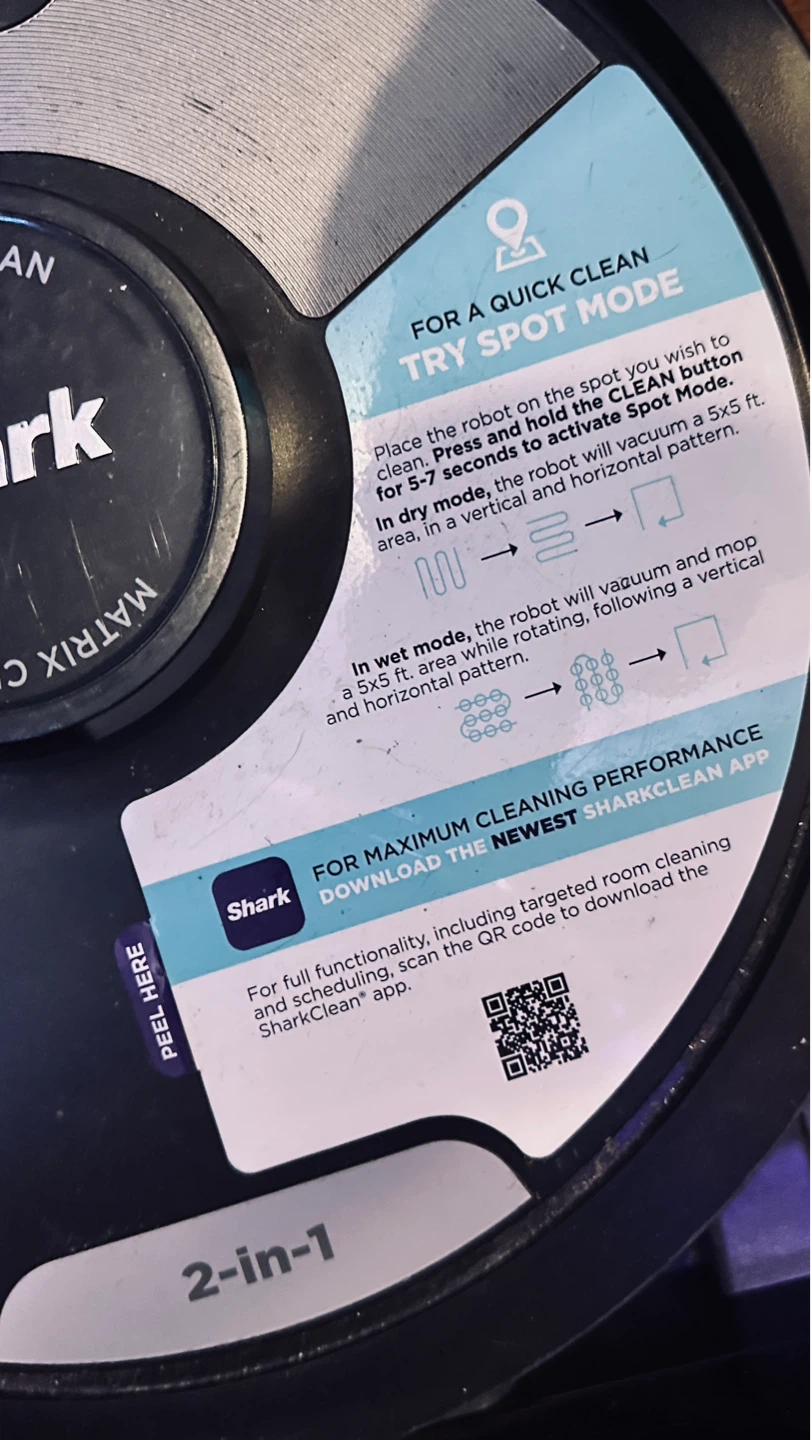 Like New Shark AI Robot Vacuum Mopping Robot - photo 4