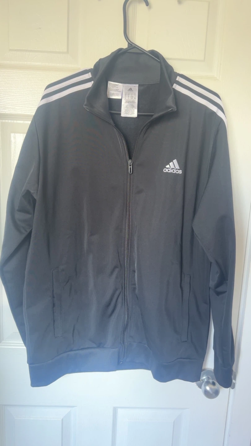 Adidas Track Jacket and Pants Set - Black