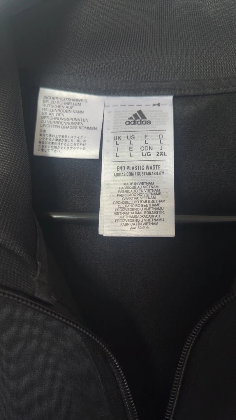 Adidas Track Jacket and Pants Set - Black - photo 2