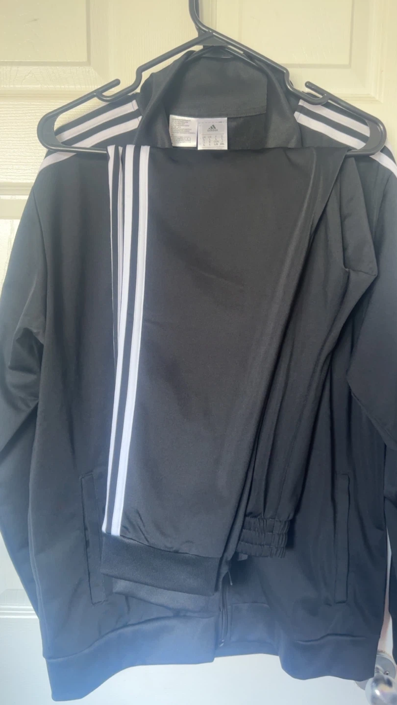 Adidas Track Jacket and Pants Set - Black - photo 3