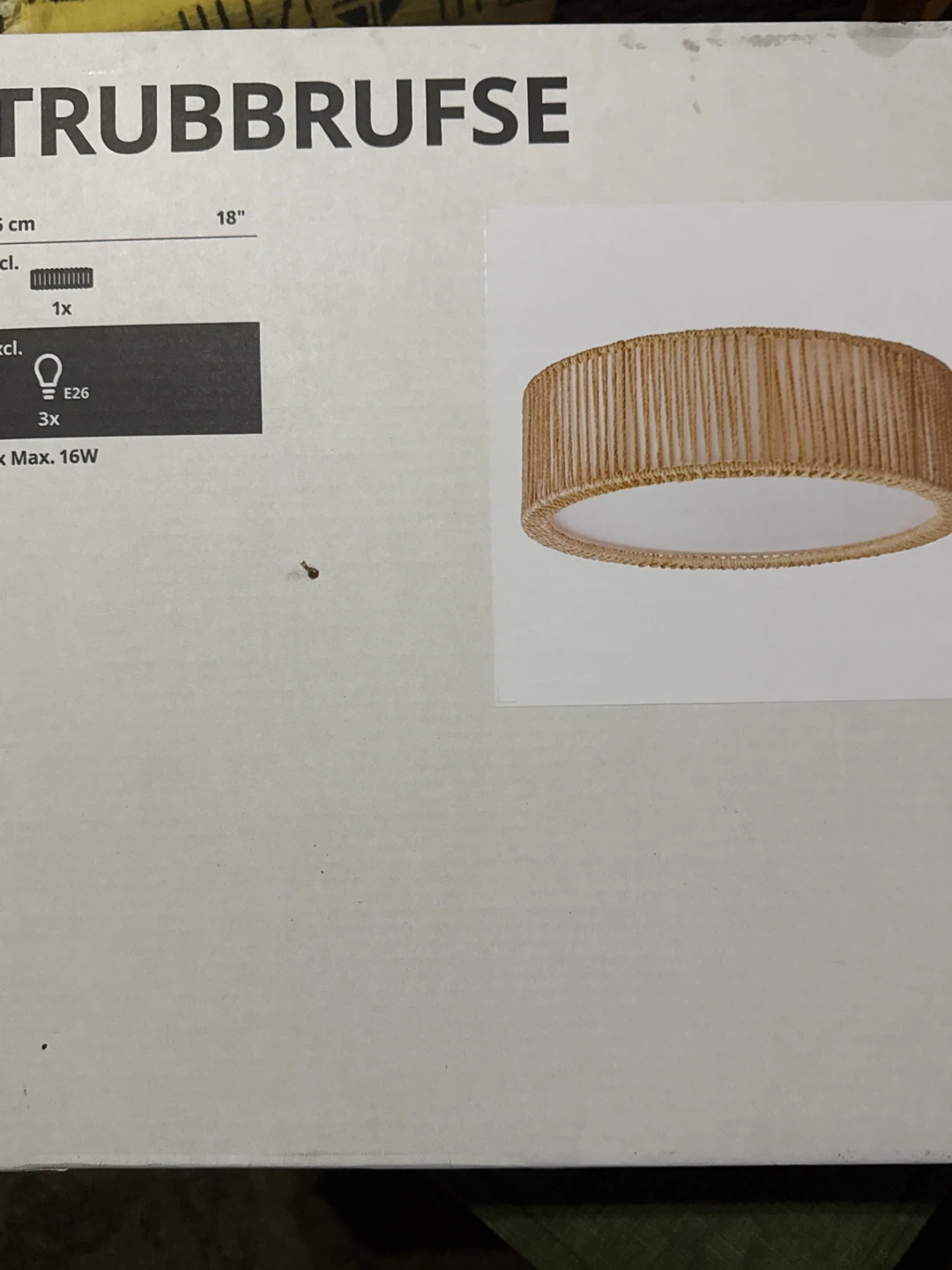 IKEA TRUBBRUFSE Ceiling Lamp - photo 2
