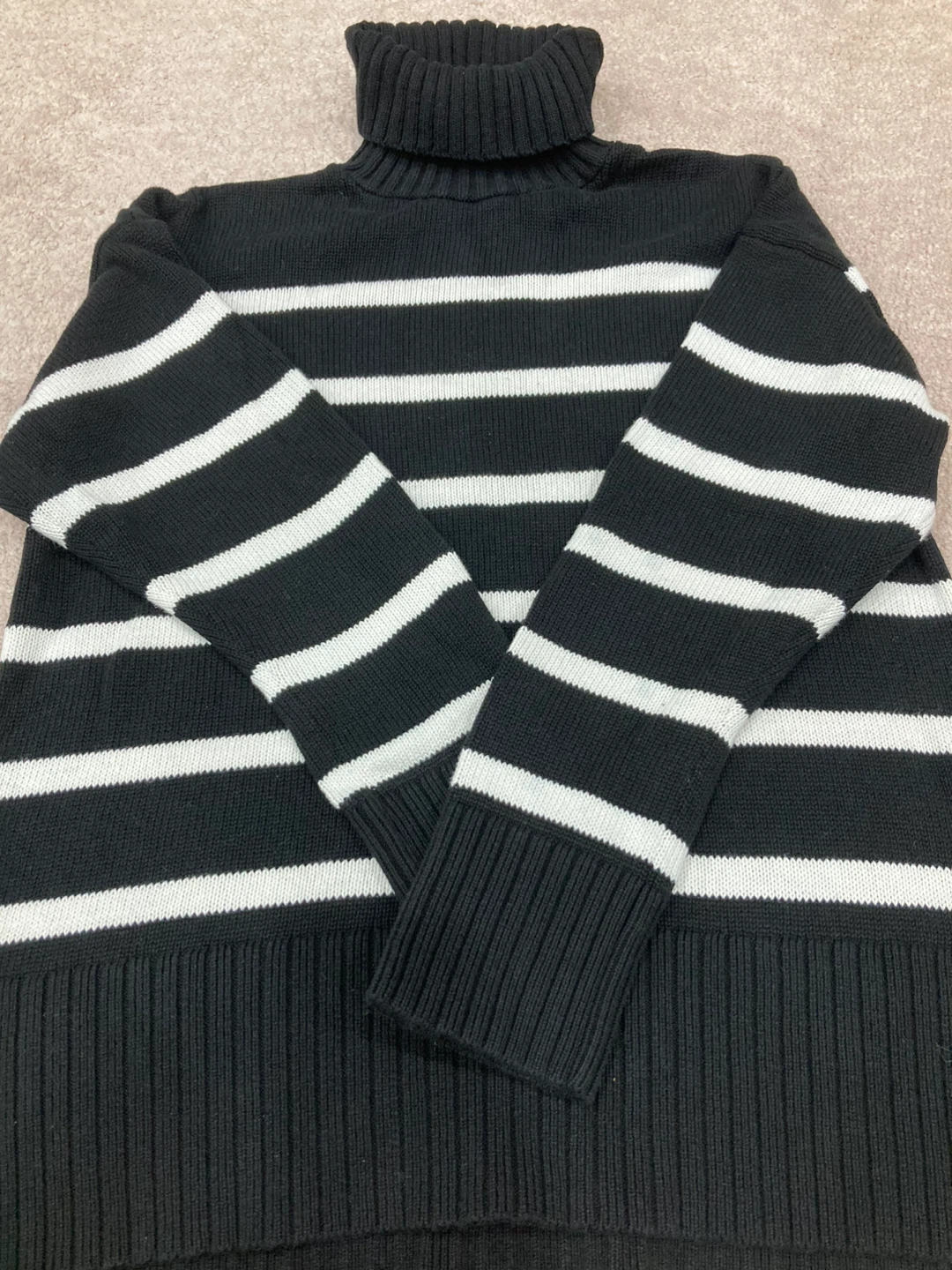 Old Navy Striped Turtleneck Sweater