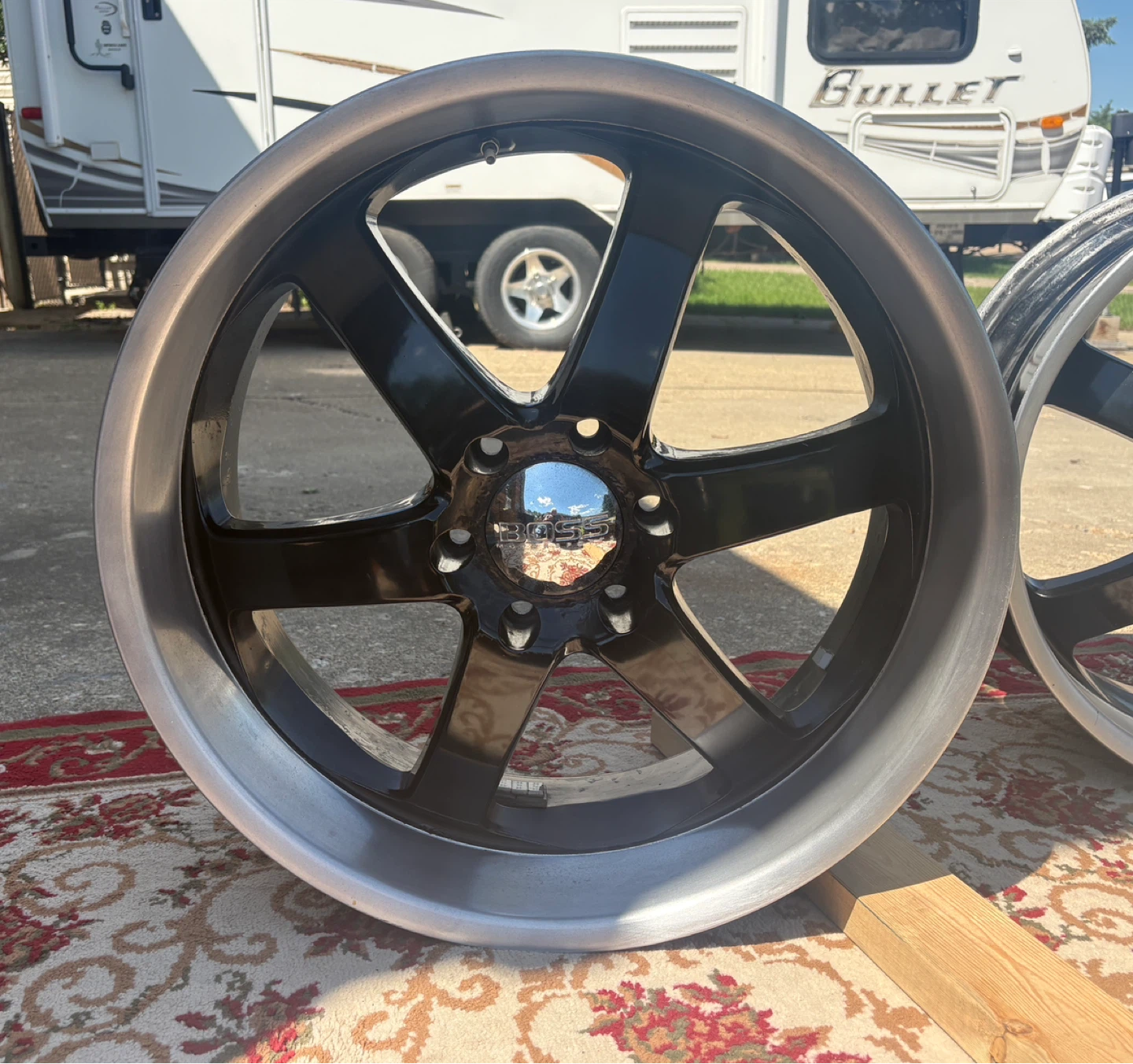 Boss Motorsport Mags, aluminum, 22” x 9”, great condition, - photo 3