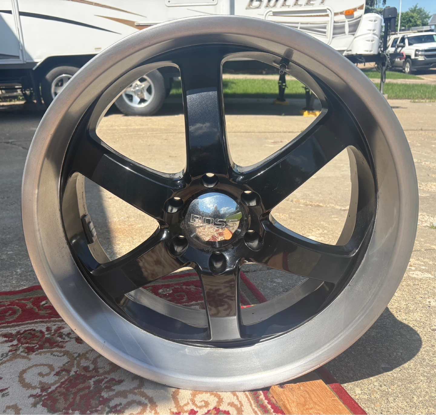 Boss Motorsport Mags, aluminum, 22” x 9”, great condition, - photo 4