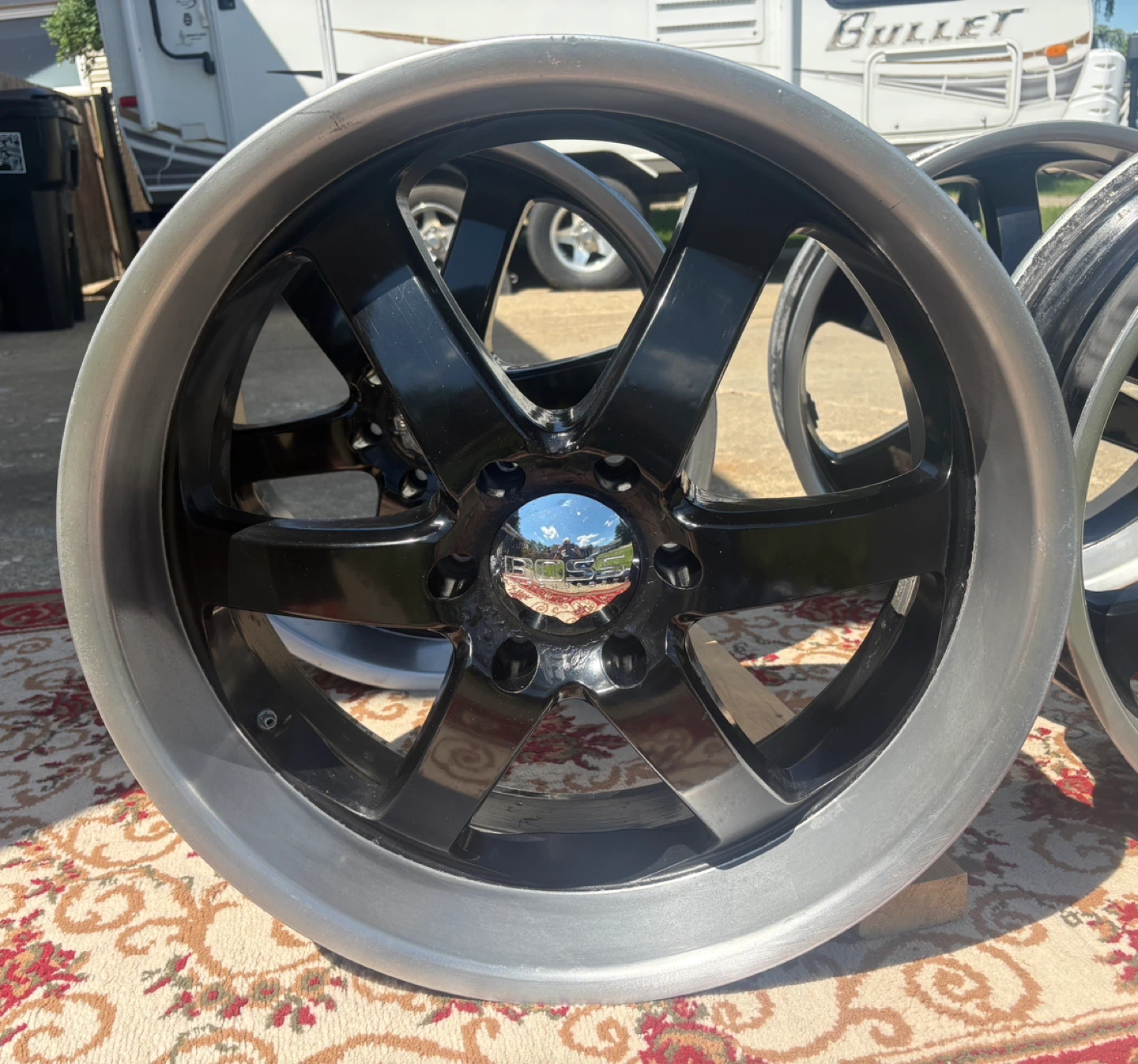 Boss Motorsport Mags, aluminum, 22” x 9”, great condition, - photo 2