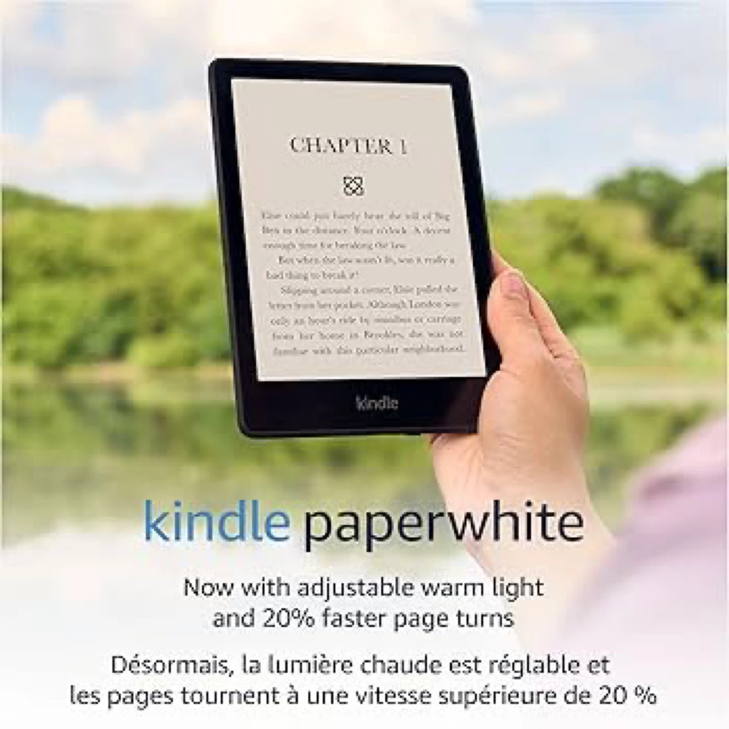 Amazon Kindle E-Reader 8GB with Purple Glitter Case