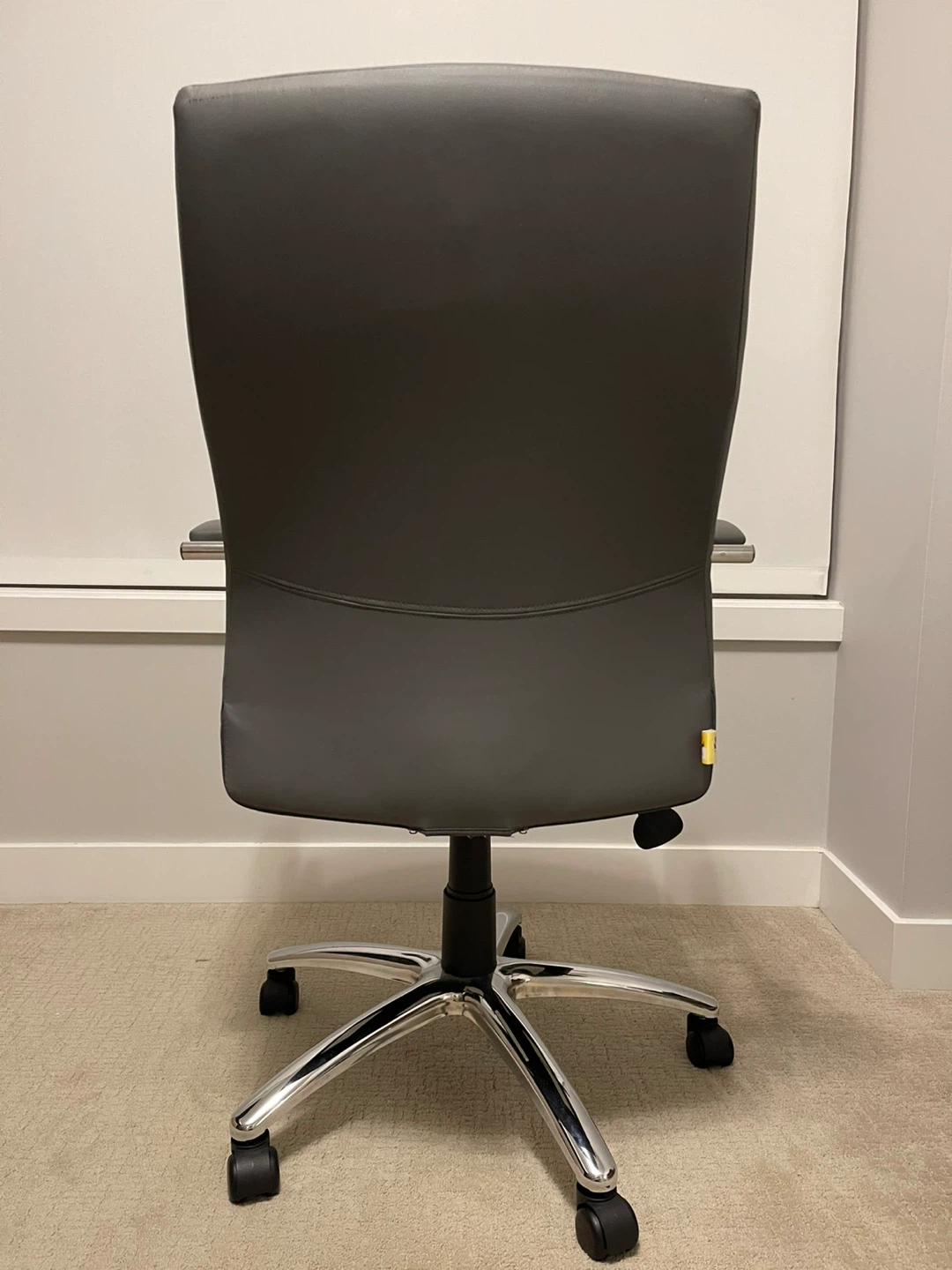 Grey Bellfield PU Leather Conference Office Chair - photo 2