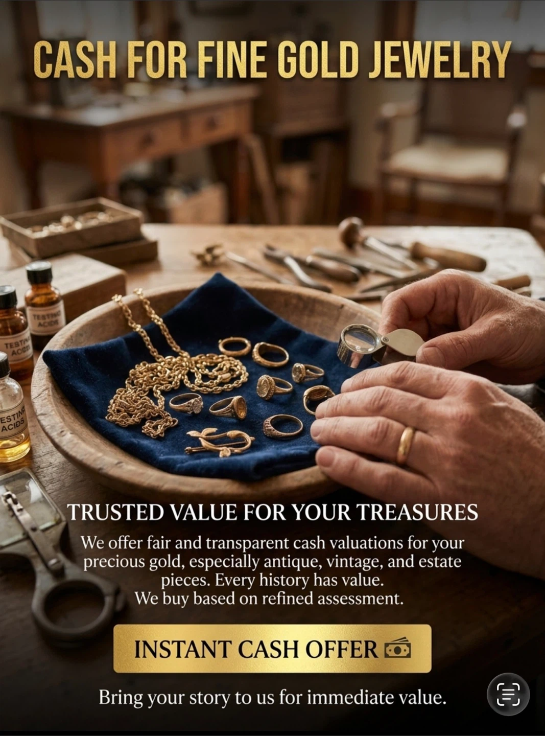 Cash for Fine Gold Jewelry