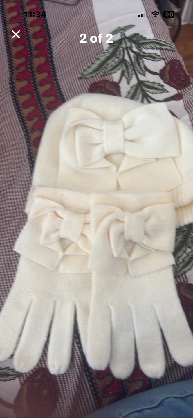 Authentic Kate spade hat set