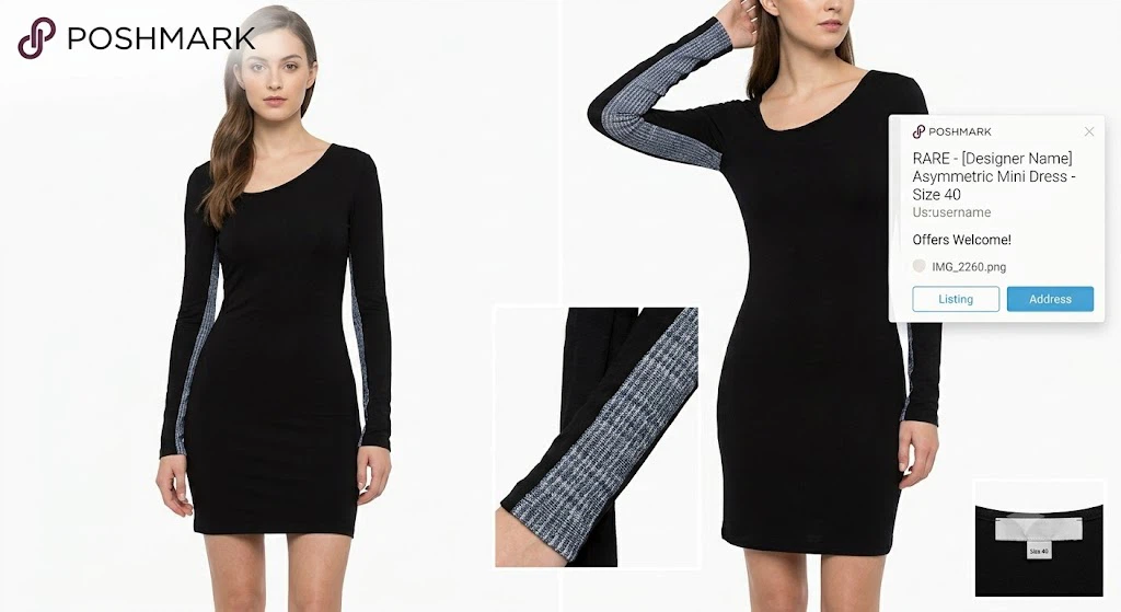 Just Cavalli Black Long Sleeve Dress Size 40 🧡