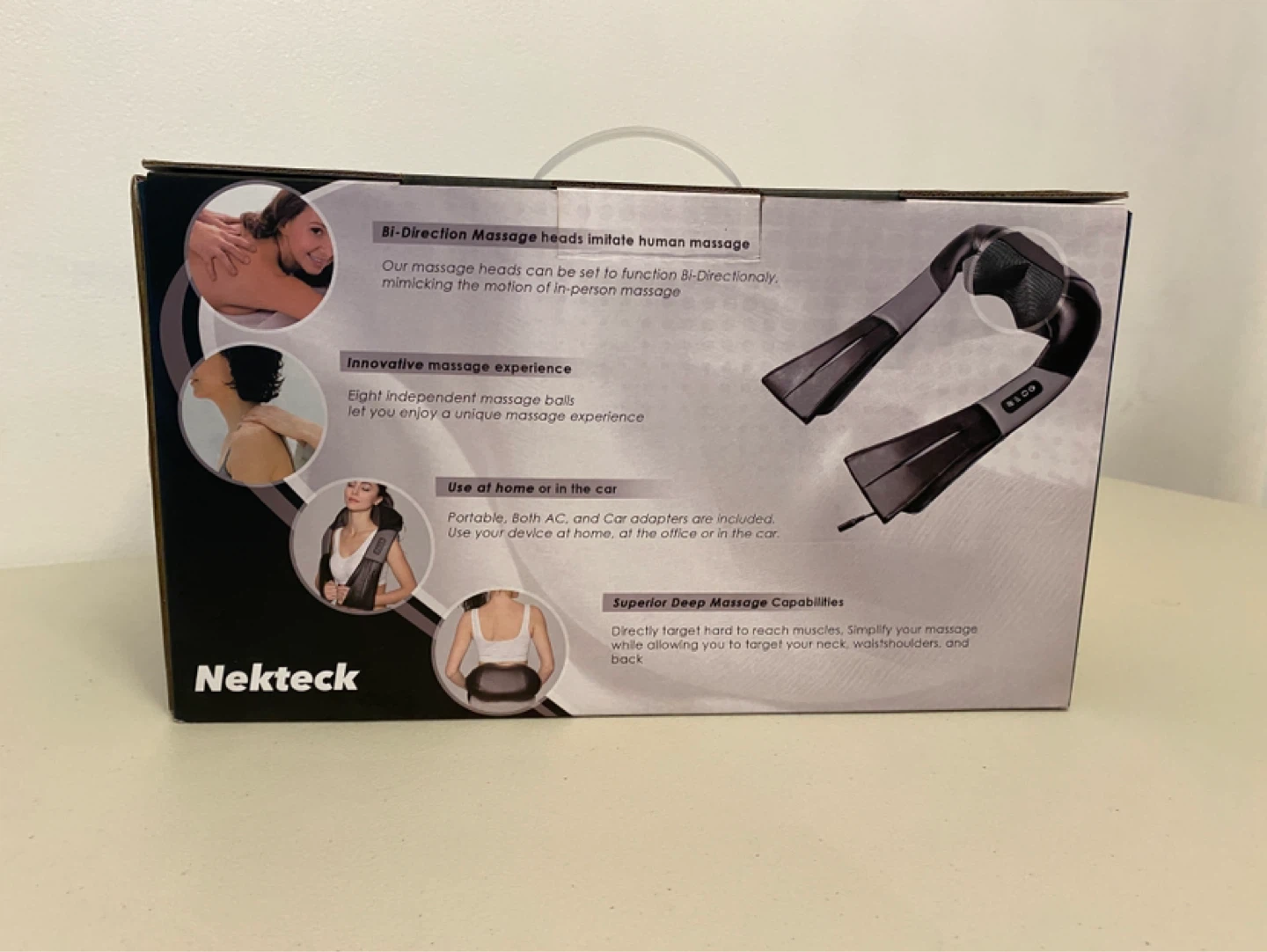 BNIB Nekteck kneading massager - photo 2