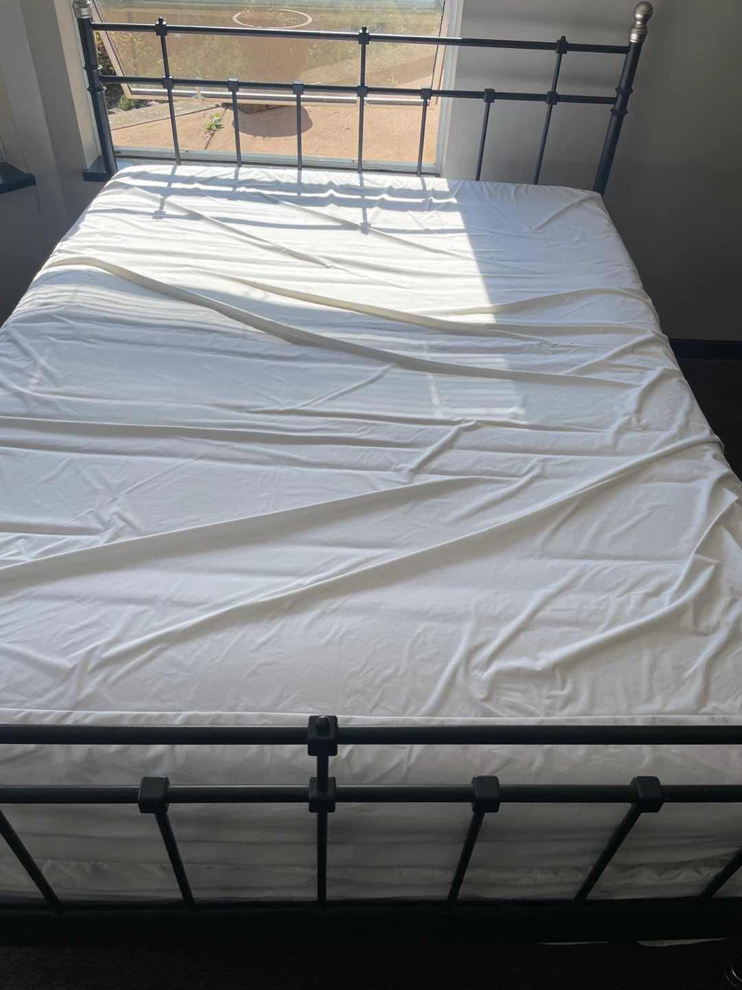 Black Metal Bed Frame - photo 2
