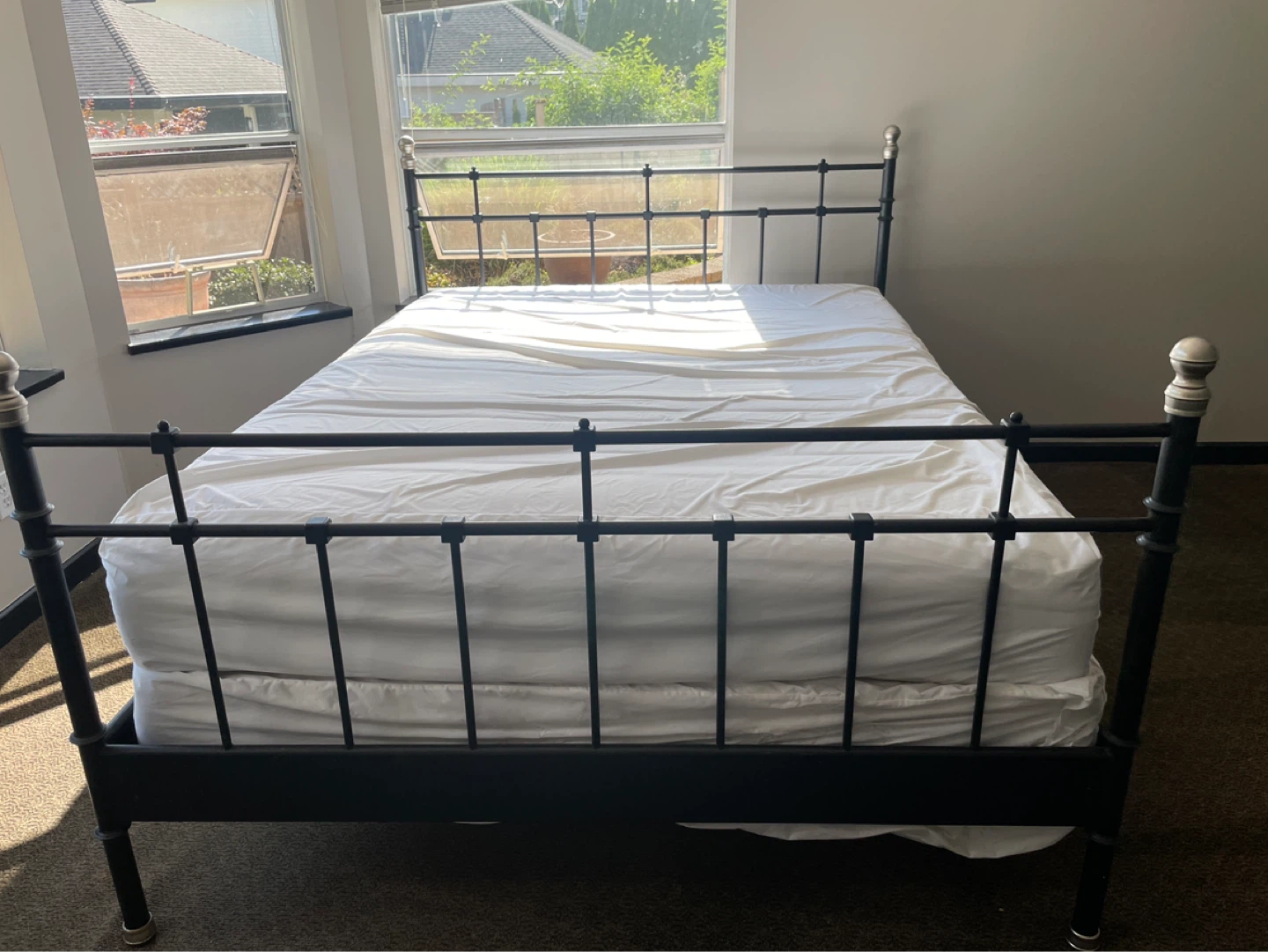 Black Metal Bed Frame