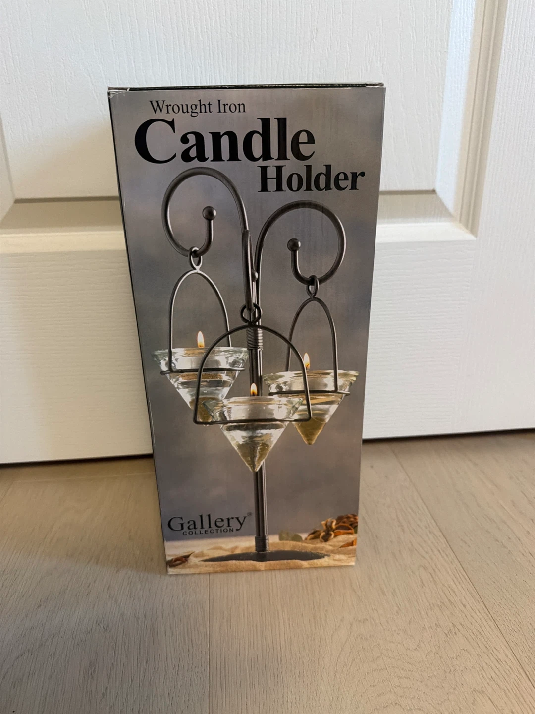 Wrought Iron Candle Holder