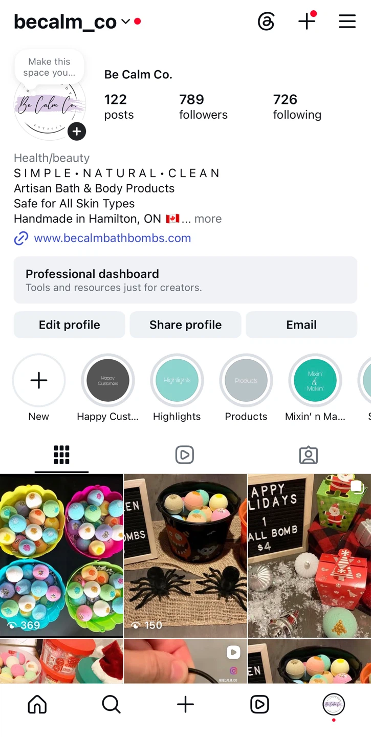 Bath Bomb business