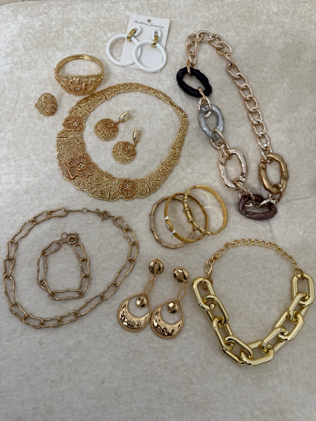Fashion Jewelry Lot - Earrings, Bracelets, Necklaces & More