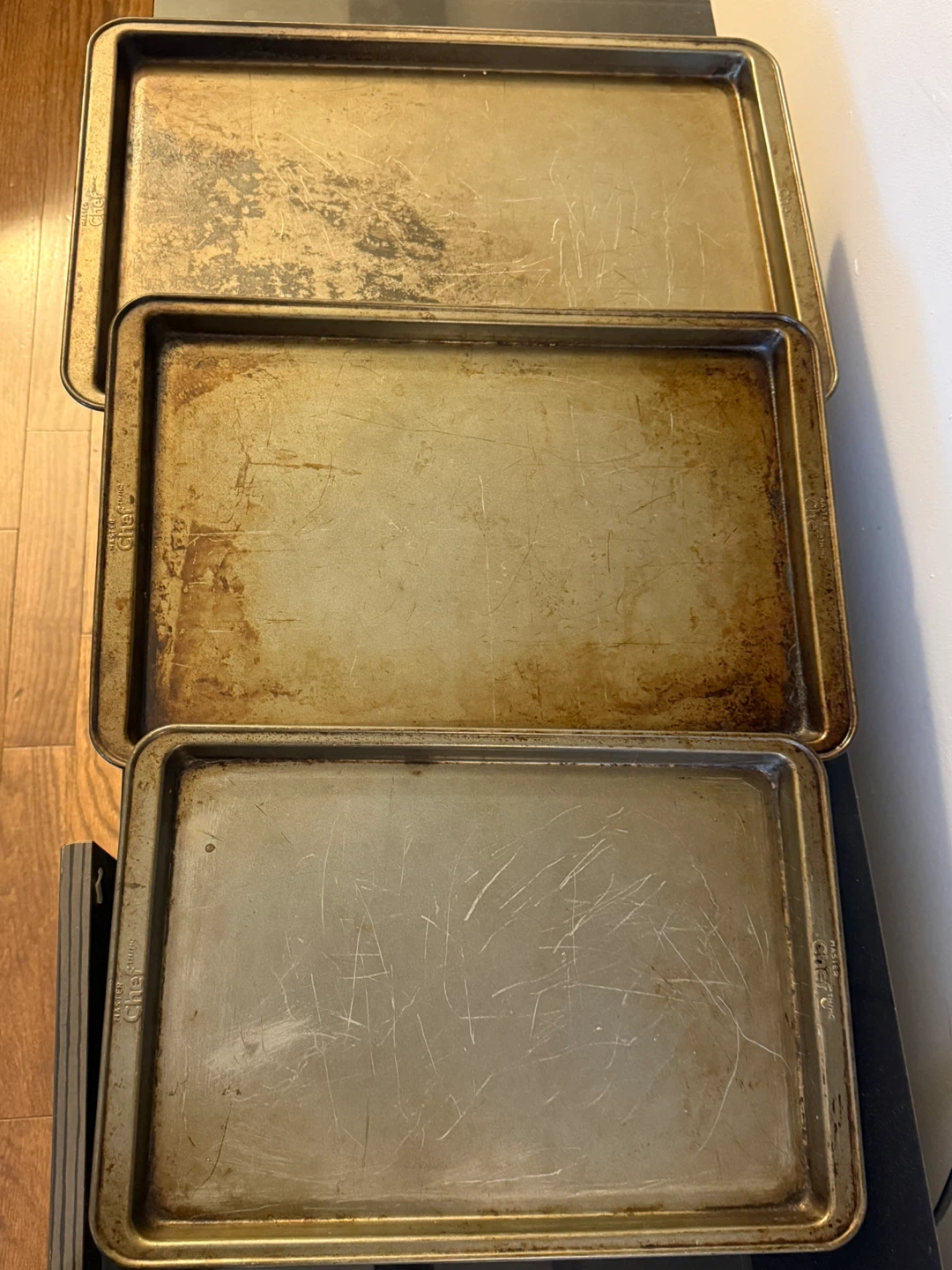 Set of 3 Master Chef Baking Sheets