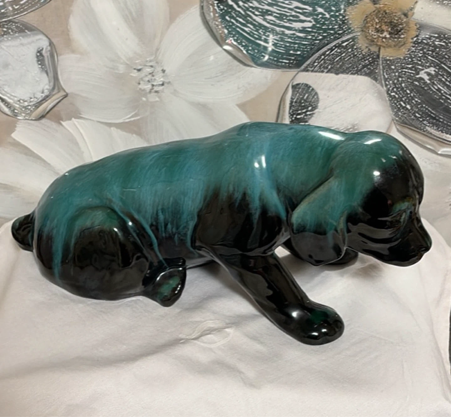 Ceramic Dog Figurine
