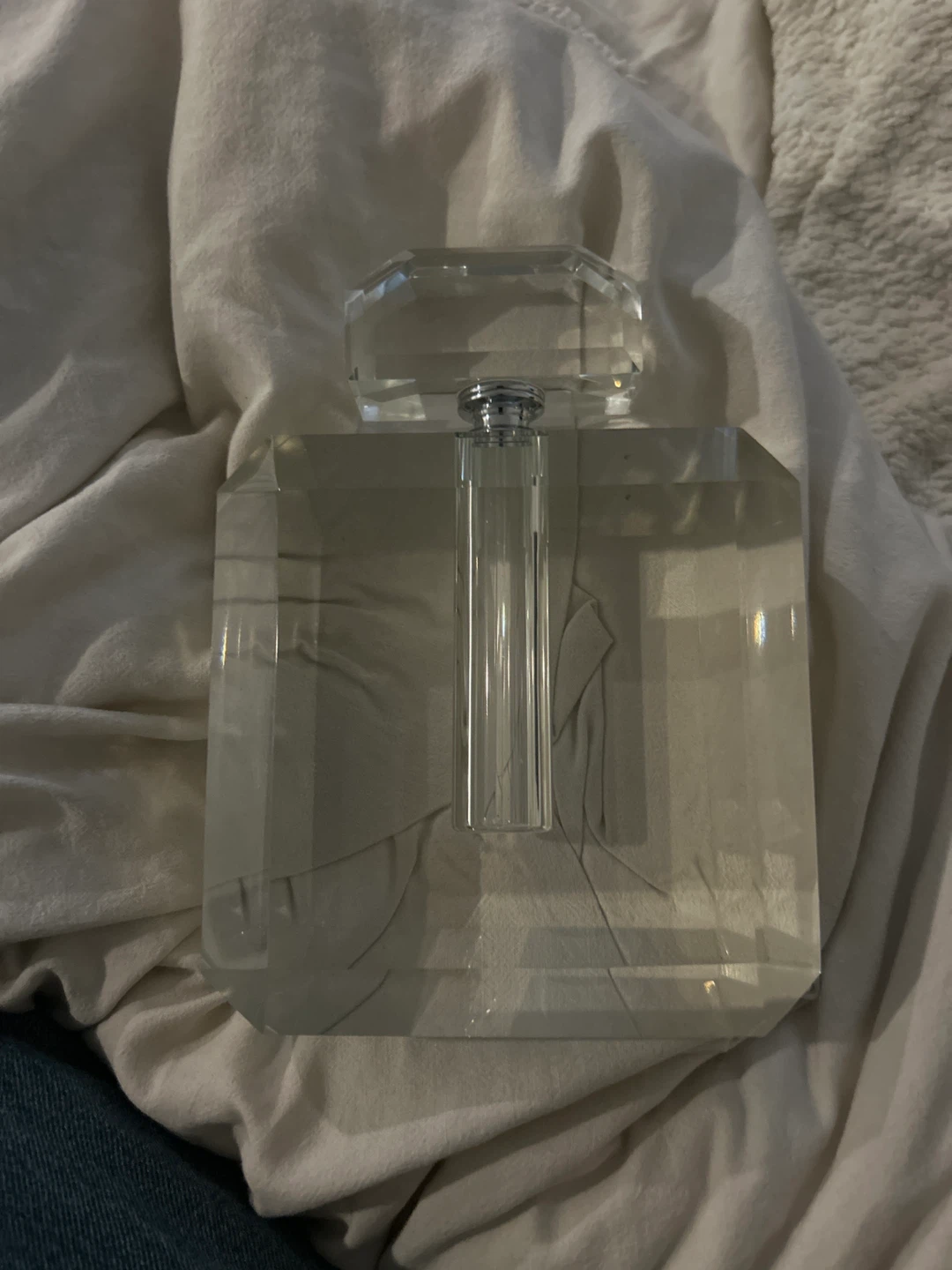 Clear Crystal Perfume Bottle