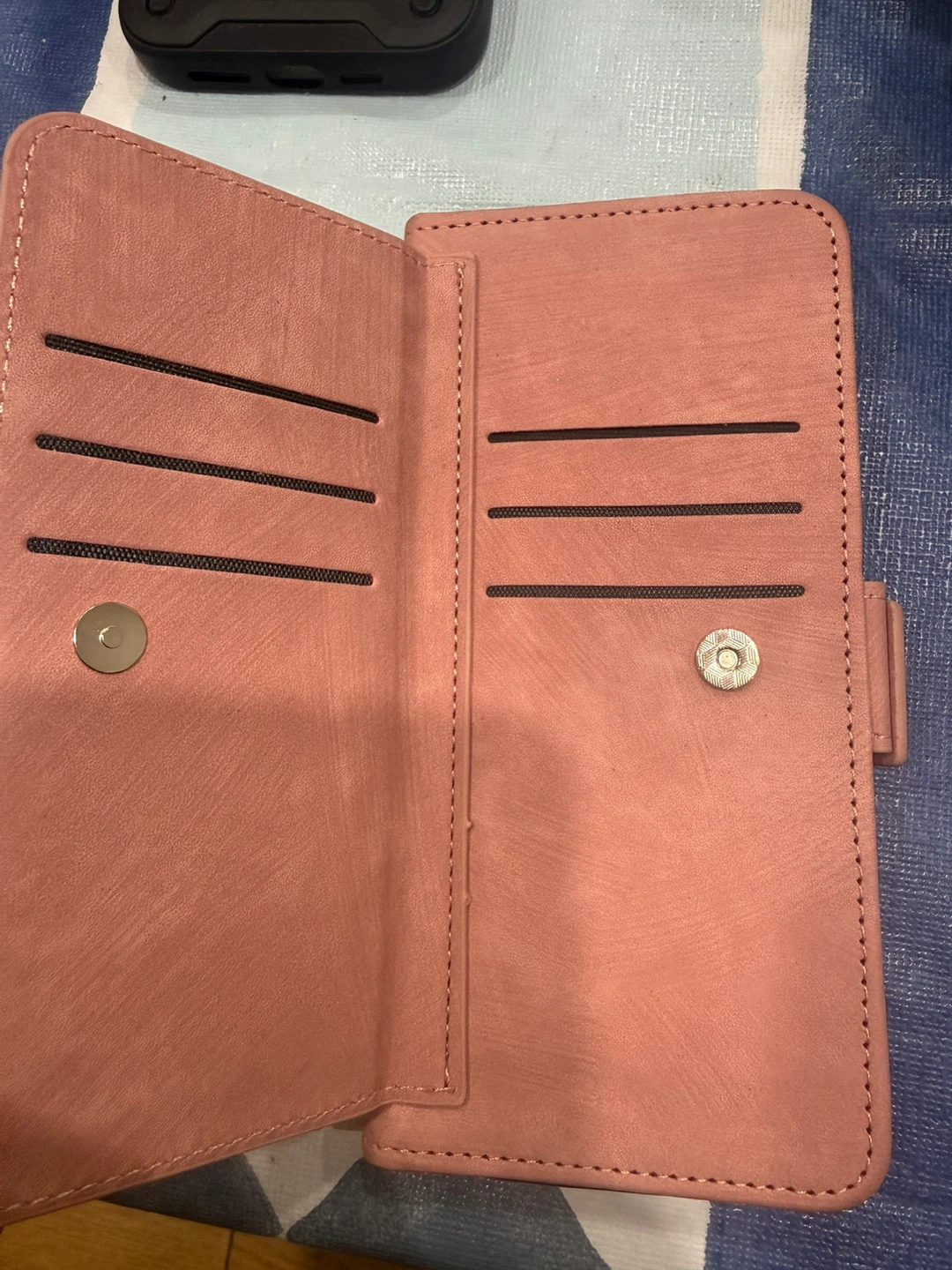 Pink Faux Leather Wallet Phone Case - photo 2