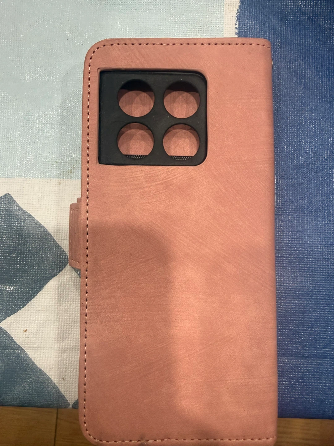 Pink Faux Leather Wallet Phone Case