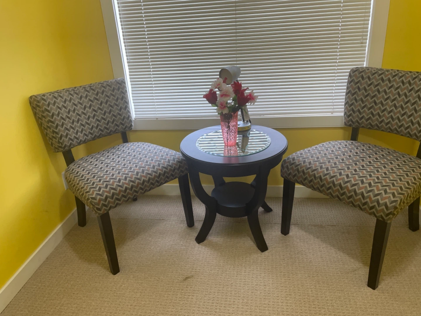 Upholstered Accent Chairs set