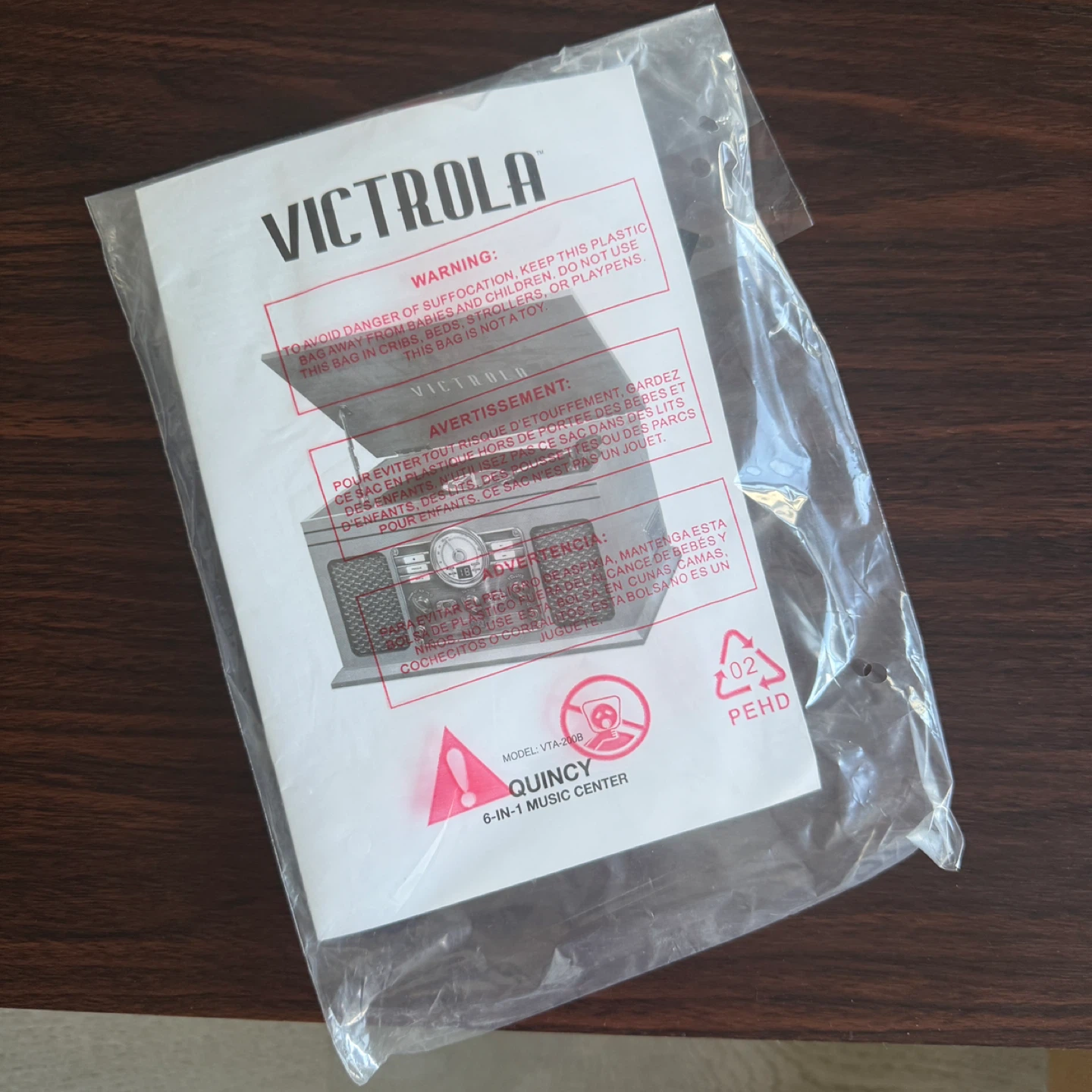 Victrola Quincy 6-in-1 LP music player bluetooth - photo 5